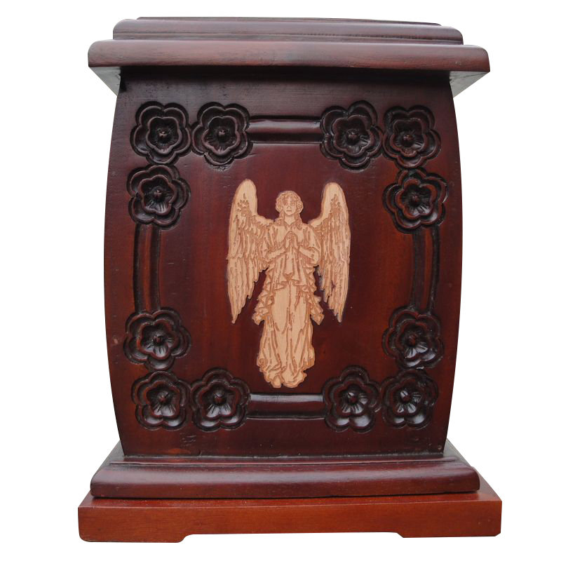mahogany angel urn