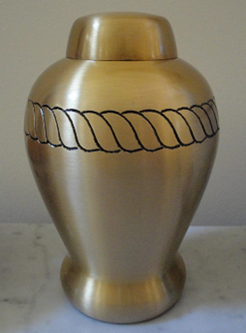 bronze pet urn